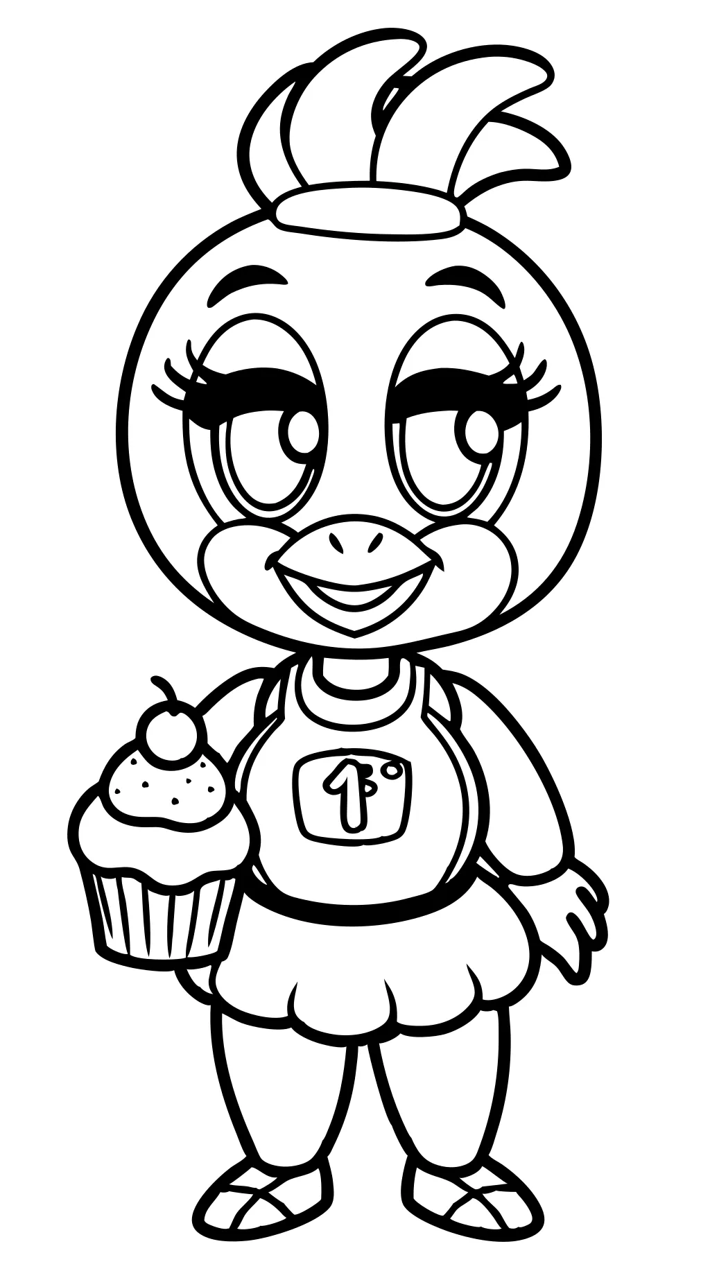 toy chica coloring pages